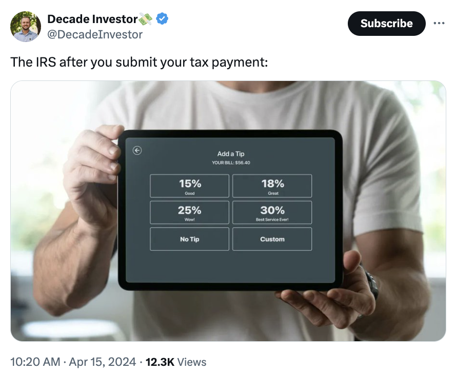 20 Tax Day Memes and Tweets That Won't Audit You 